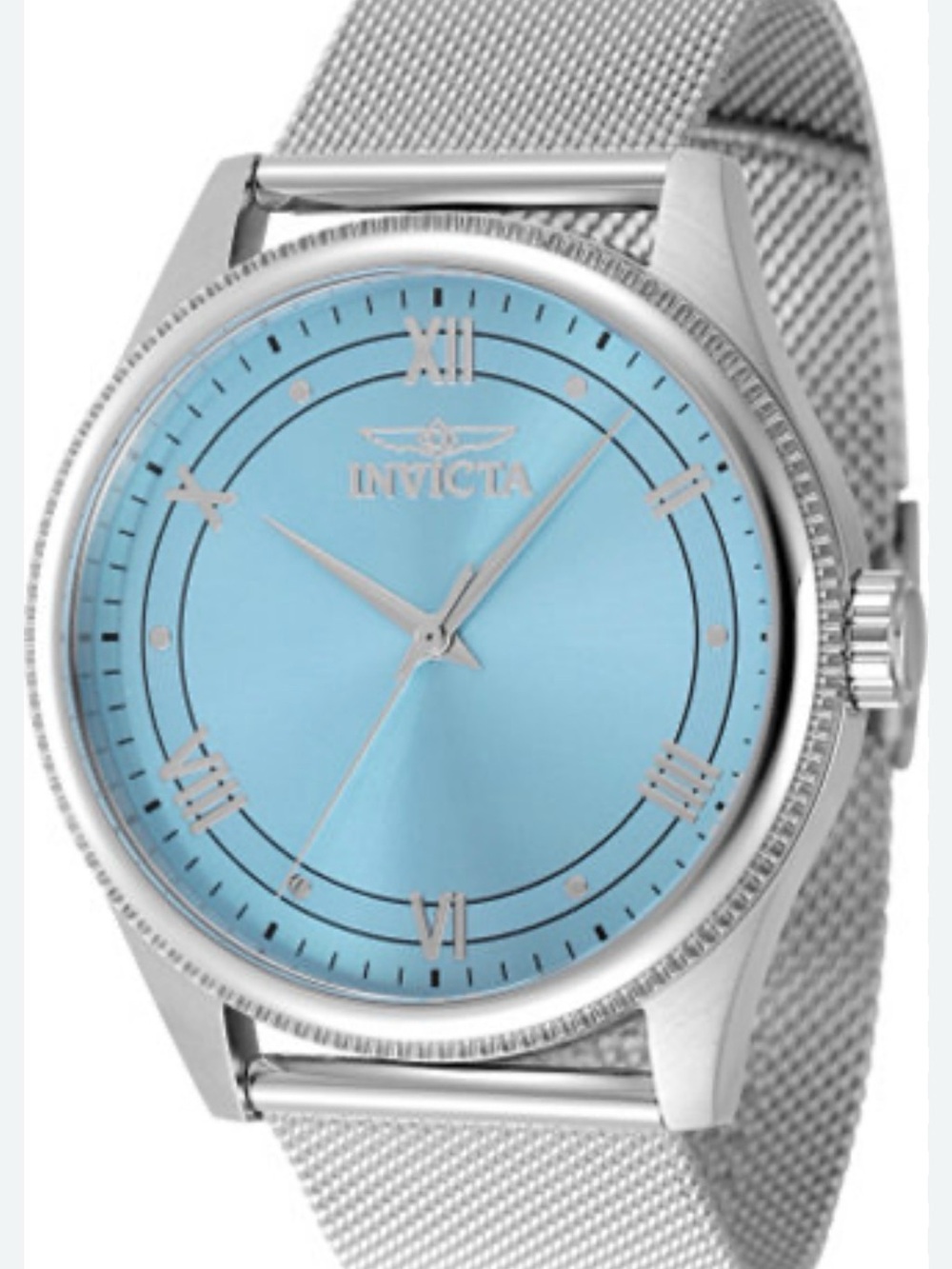 NIB Invicta Celestial Quartz Light Blue Dial Men's Watch